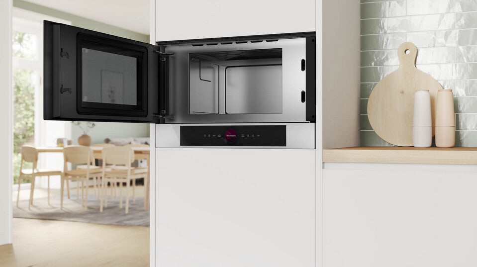 Bosch Serie 8 BFL7221W1 mikrobølgeovn Hvid Solo mikroovn Indbygget 21 L 900 W