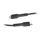 SBS TECABLELIGTC1K Lightning kabel 1 m Sort