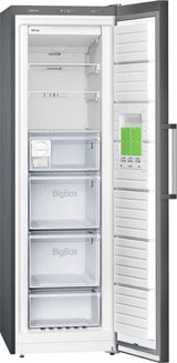 Siemens iQ300 GS36NGXEV fryser Stående fryser Fritstående 242 L Sort