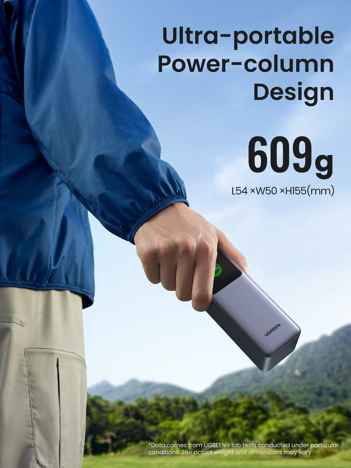 Ugreen Nexode Powerbank 25000mAh Grå