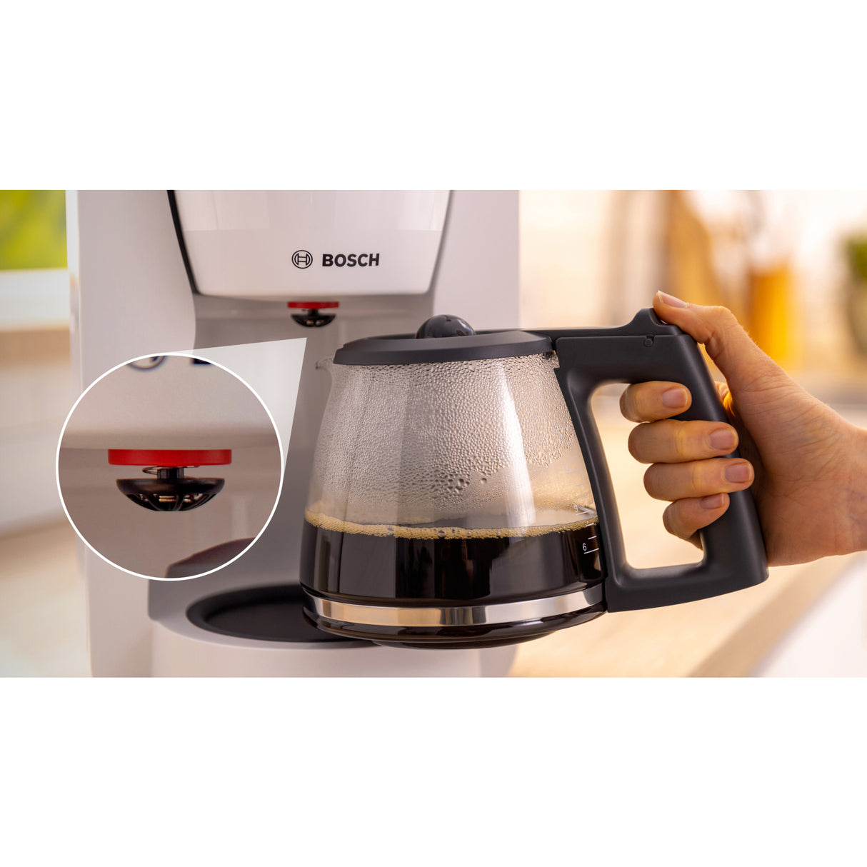 Bosch TKA3M131 kaffemaskine Vejledning Filter kaffemaskine 1,25 L