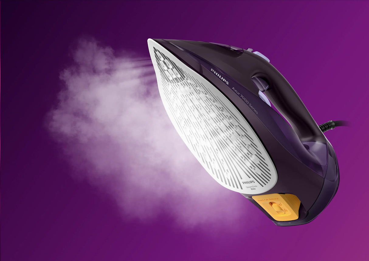 Philips 7000 series DST7051/30 strygejern Dampstrygejern SteamGlide Elite-strygesål 2800 W Lilla
