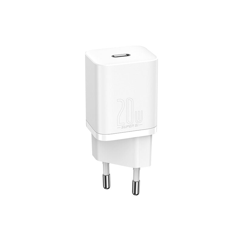 Baseus TZCCSUP-B02 oplader til mobil enhed Universel Hvid Vekselstrøm Hurtig opladning Indendørs