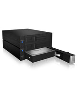 ICY BOX IB-573SSK-12G 8.89 cm (3.5") Backplane Black