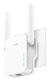 Cudy RE1200 netværk forlænger Netværksgentager Hvid 10, 100 Mbit/s