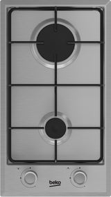 Beko HDCG 32220 FX Rustfrit stål Indbygget 29 cm Gaskomfur 2 zone(s)