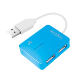 LogiLink UA0136 interface hub USB 2.0 Type-A 480 Mbit/s Blå