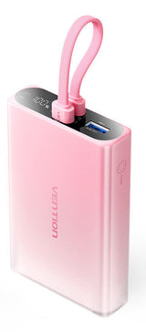 Vention FHZP0 powerbank 10000 mAh Lyserød