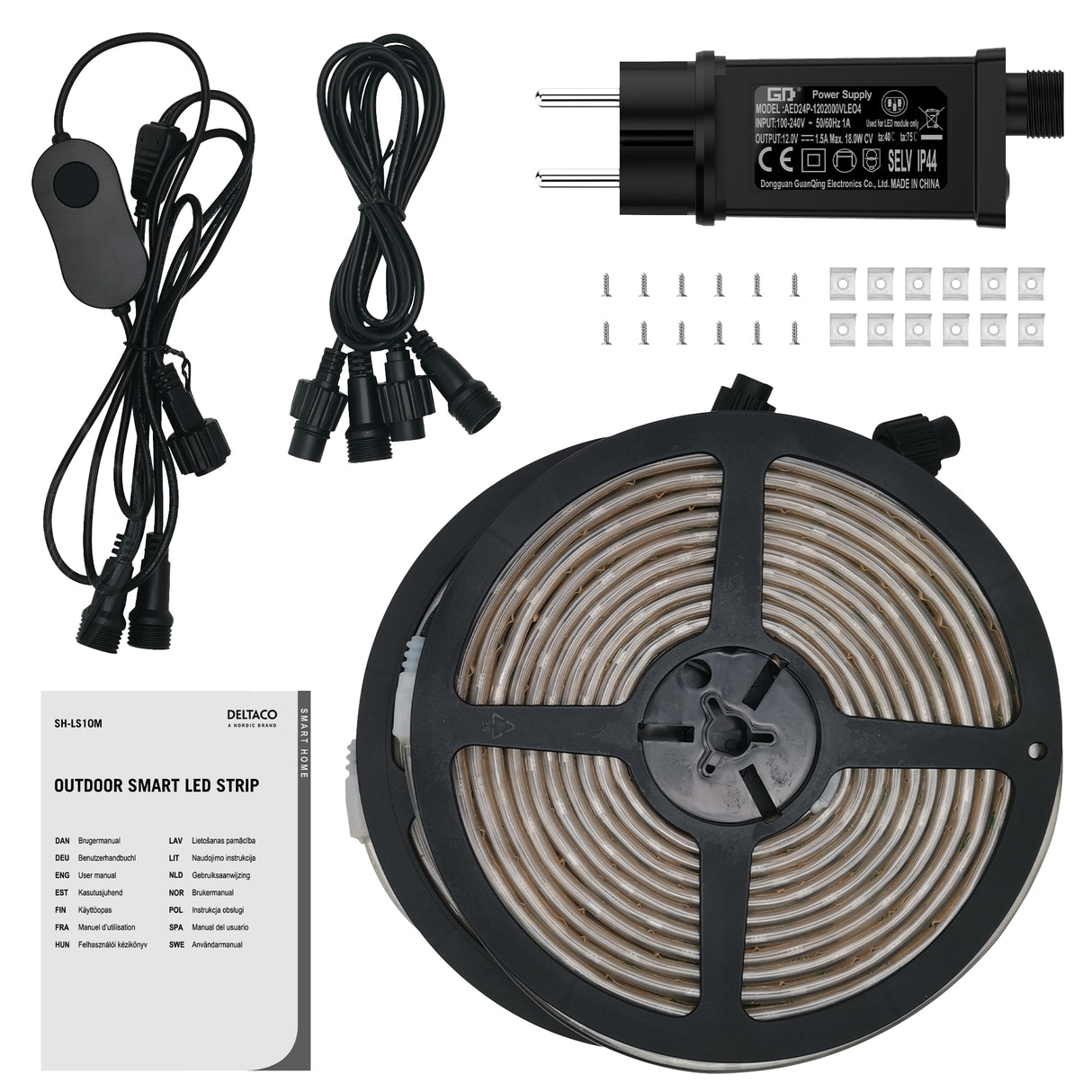 Deltaco SH-LS10M Smart Home udendørs LED-strip