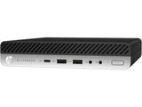 T1A HP EliteDesk 800 G5 Refurbished Intel® Core™ i5 i5-9500T 8 GB DDR4-SDRAM 512 GB SSD Windows 11 Pro Mini PC Sort, Sølv
