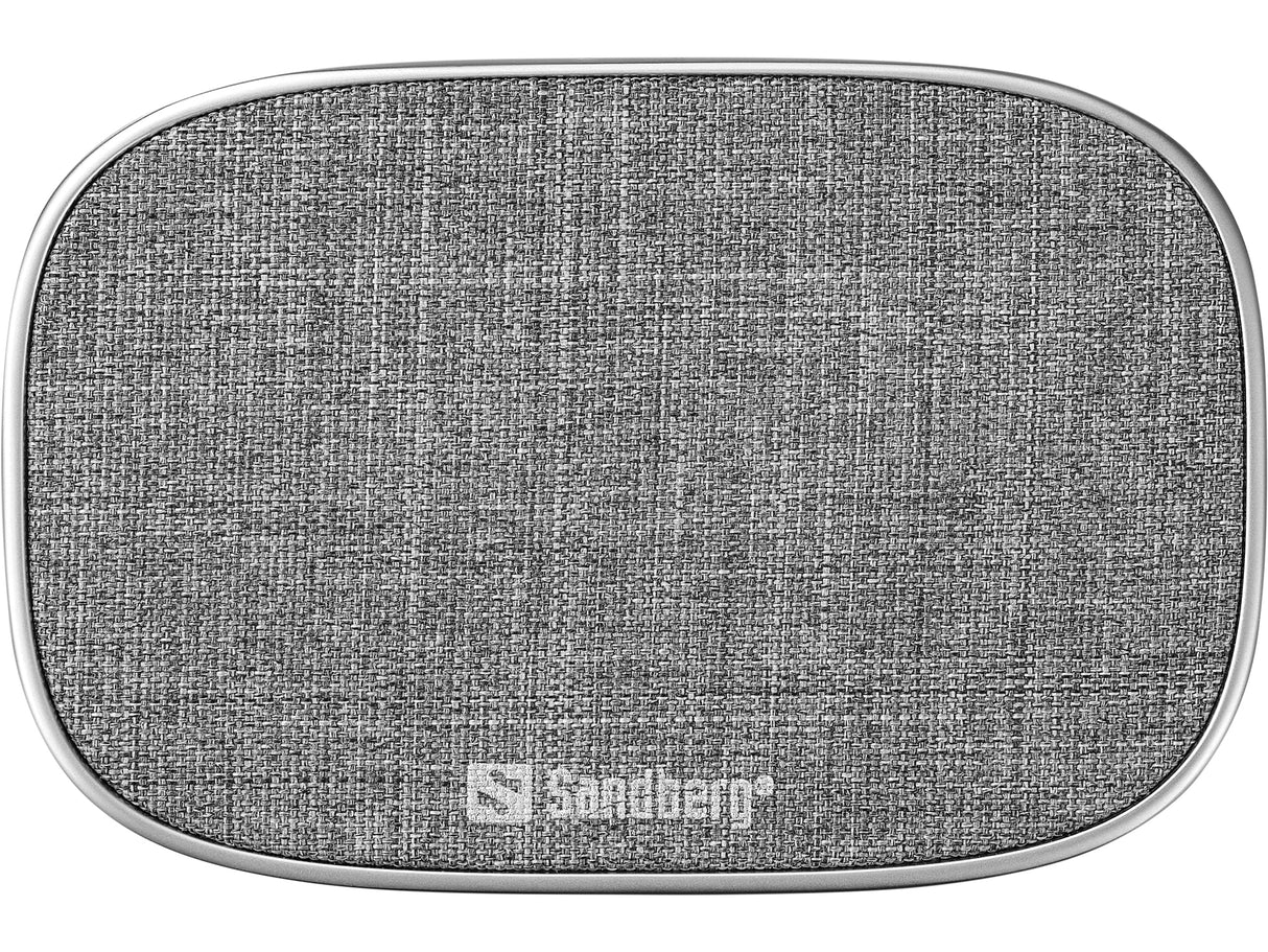 Sandberg Wireless Charger Deck 15W Universel Aluminium, Grå USB Trådløs opladning Indendørs