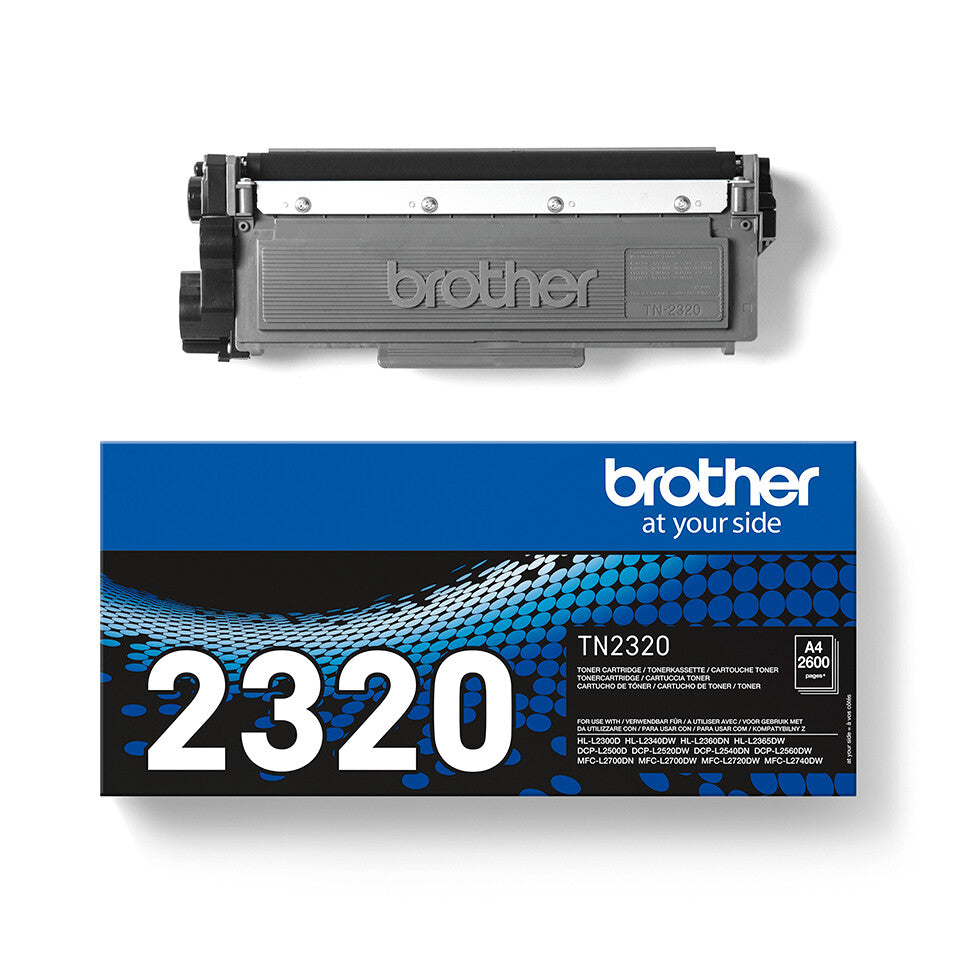 Brother TN-2320 tonerpatron 1 stk Original Sort
