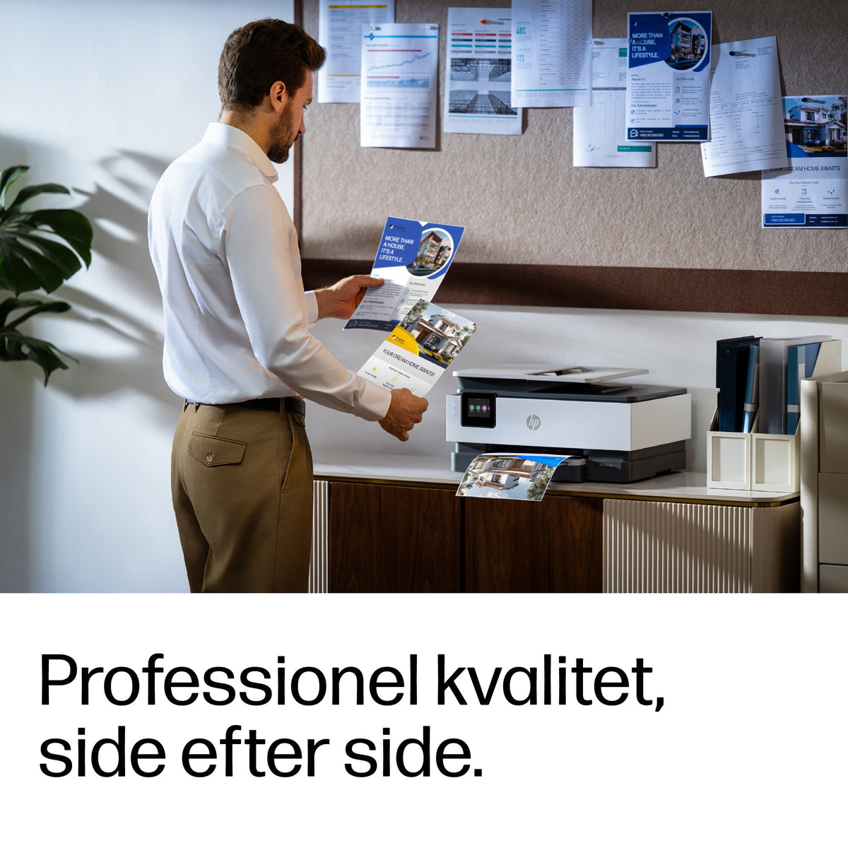 HP OfficeJet Pro 8124e Trådløst All-in-One Farve Printer, Instant Ink; 2-sidet printning