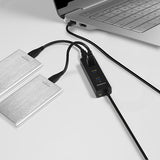 Axagon HUE-S2BL interface hub USB 3.2 Gen 1 (3.1 Gen 1) Type-A 5000 Mbit/s Sort