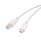 Vivanco 45356 USB-kabel 3 m USB C USB B Hvid