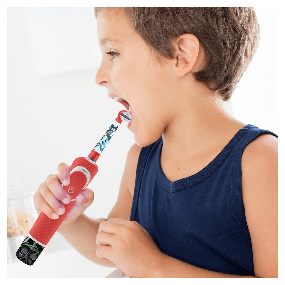 Oral-B Kids Star Wars Ekstra tandbørstehoved 3 Blå Hvid