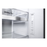 LG InstaView GSXV90BSAE side-by-side køle-fryseskab Fritstående 635 L Rustfrit stål
