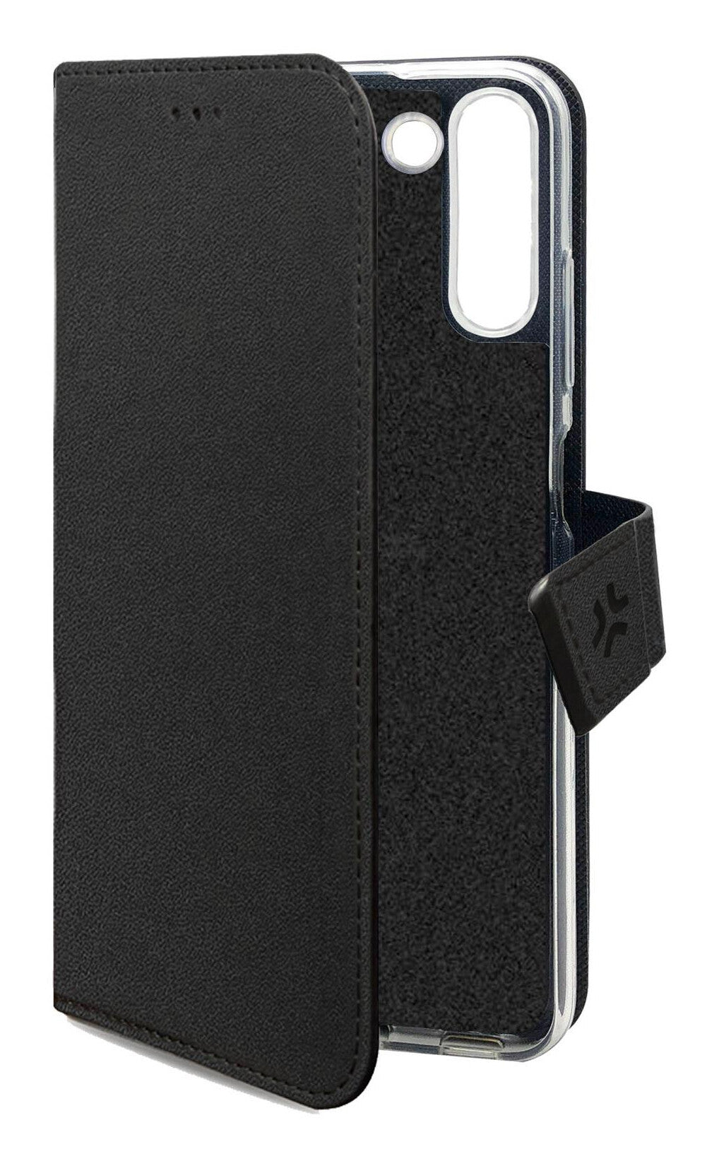 Celly WALLY mobiltelefon etui 17 cm (6.7") Tegnebogsetui Sort