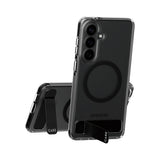 CARE by PanzerGlass Case Transparent w. Black Kickstand & Qi Samsung Galaxy S26+