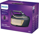 Philips PSG6066/20 Dampstrygning station 2400 W 1,8 L SteamGlide Advanced Blå, Guld
