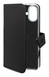 Celly WALLY1078 mobiltelefon etui 15,5 cm (6.1") Tegnebogsetui Sort