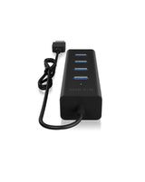 ICY BOX IB-HUB1409-U3 USB 3.2 Gen 1 (3.1 Gen 1) Type-A 5000 Mbit/s Sort
