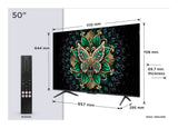 TCL 50C6K QD-Mini LED 4K Google TV