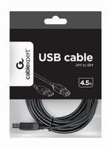 Gembird 4.5m USB 2.0 A/B M USB-kabel 4,5 m USB A USB B Sort