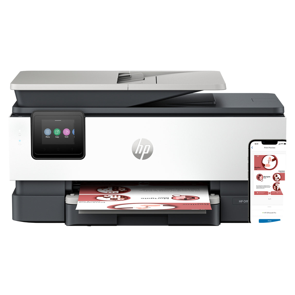 HP OfficeJet Pro 8132e Trådløst All-in-One Farve Printer, Instant Ink; 2-sidet printning