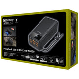 Sandberg 420-75 powerbank Lithium-Ion (Li-Ion) 50000 mAh Sort