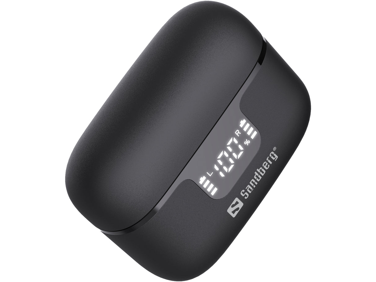 Sandberg 126-52 hovedtelefoner/headset True Wireless Stereo (TWS) I ørerne Musik/hverdag Bluetooth Sort