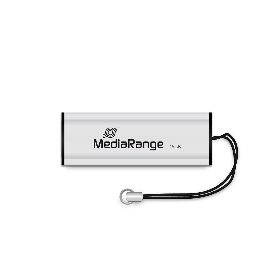 MediaRange MR915 USB-nøgle 16 GB USB Type-A / Micro-USB 3.2 Gen 1 (3.1 Gen 1) Sort, Sølv