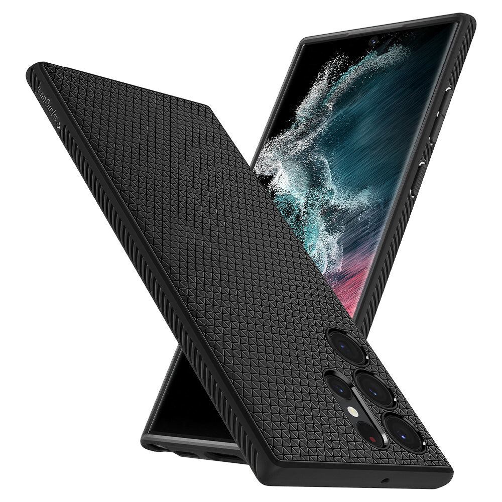 Spigen Liquid Air mobiltelefon etui 17,3 cm (6.8") Cover Sort