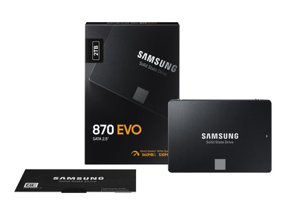 Samsung 870 EVO SSD MZ-77E2T0B 2TB 2.5" SATA-600