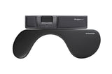 Mousetrapper Armrest - Asymmetric håndledsstøtte Imiteret læder Sort