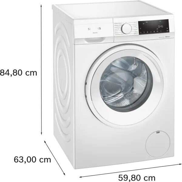 Siemens iQ300 WN34A1L0DN vaskemaskine - tørretumbler Fritstående Front-læsning Hvid