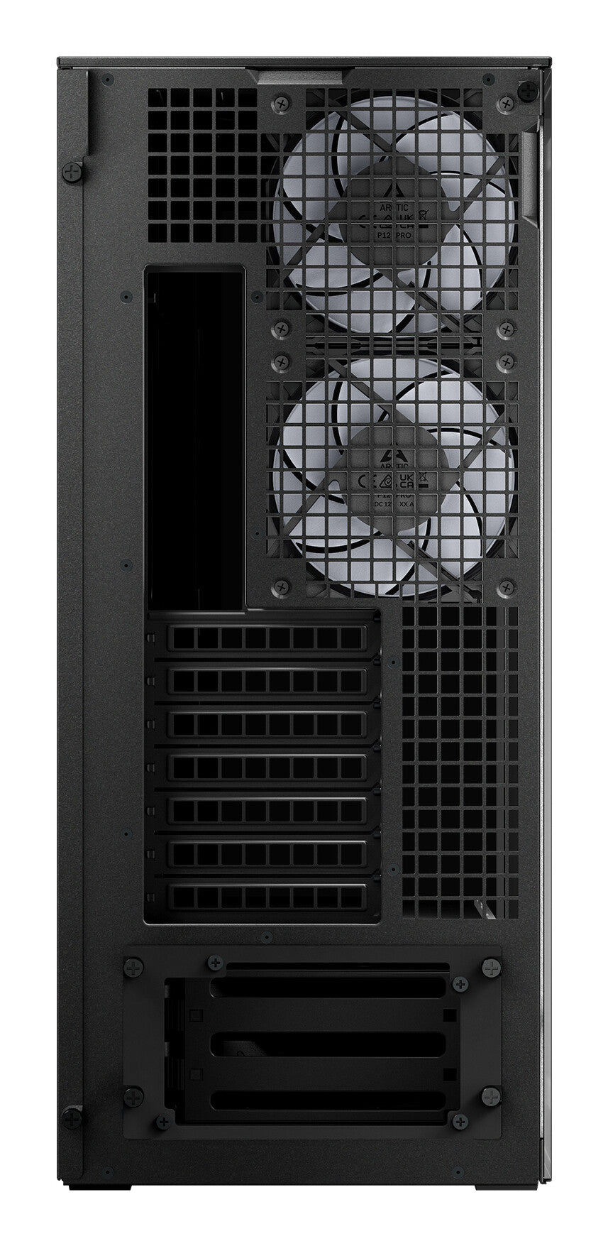 ARCTIC Xtender Black (Tinted Glass) Midi Tower Sort