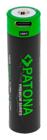 PATONA 6525 husholdningsbatteri Genopladeligt batteri 18650 Lithium-Ion (Li-Ion)