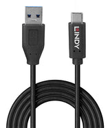 Lindy 36970 USB-kabel USB 3.2 Gen 2 (3.1 Gen 2) 0,5 m USB A USB C 10 Gbit/sek. 15 W Sort