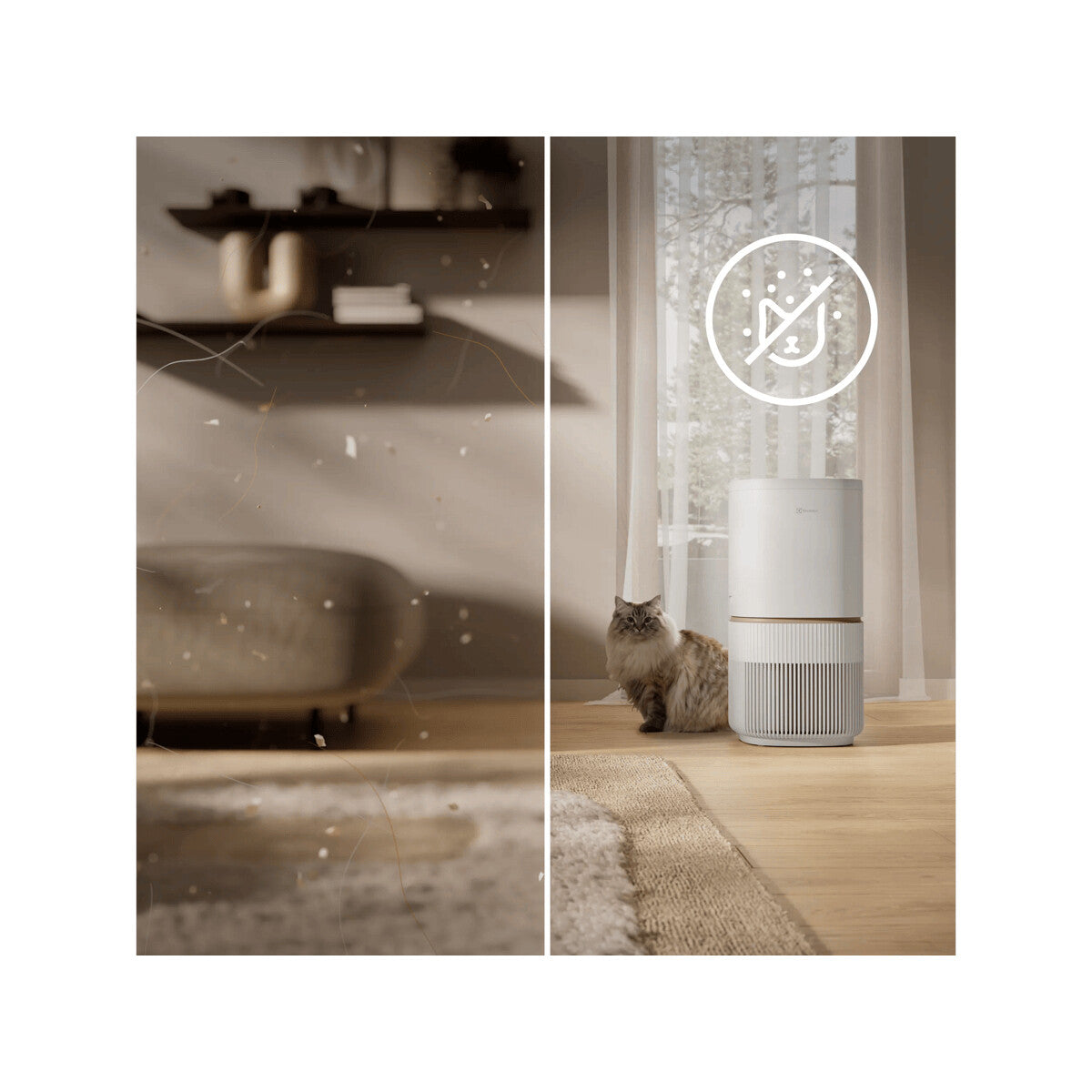 Electrolux EPO51573SW 34 m² 53 dB Hvid