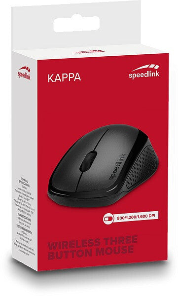 SPEEDLINK KAPPA mus Kontor Højre hånd RF trådløst Optisk 1600 dpi