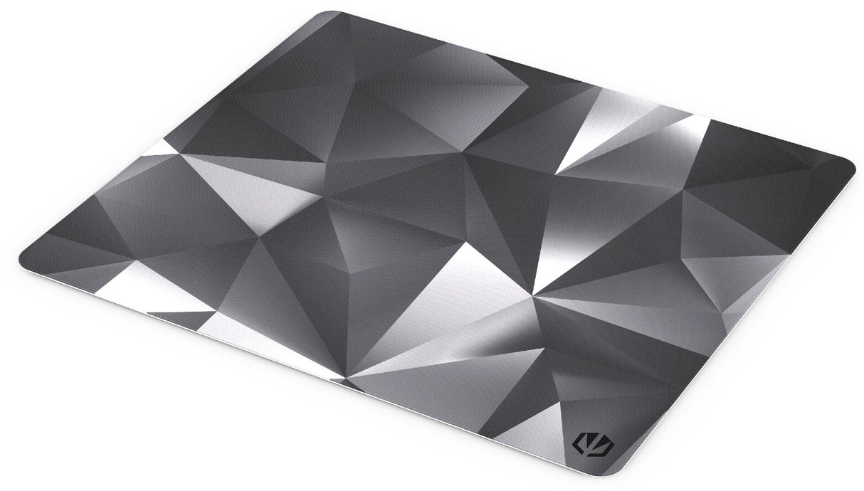 ENDORFY Crystal Black L Gaming musemåtte Sort, Hvid