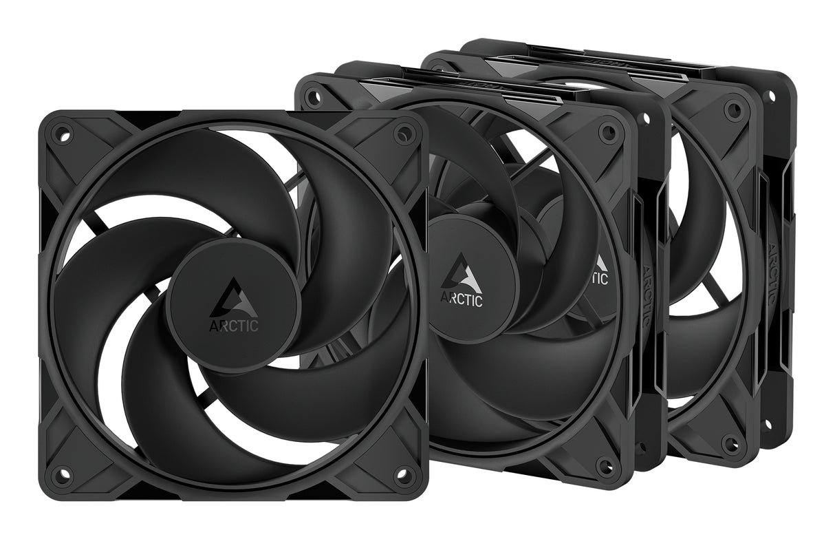 Arctic P12 Pro Reverse Fan 3-pack Sort 120 mm