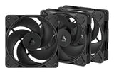 Arctic P12 Pro Reverse Fan 3-pack Sort 120 mm