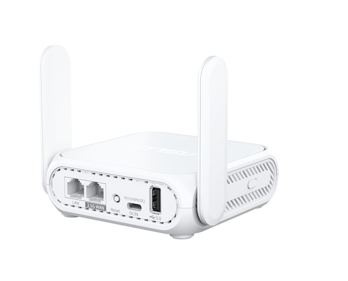ASUS RT-BE58 Go trådløs router 2.5 Gigabit Ethernet Dual-band (2,4 GHz / 5 GHz) Hvid