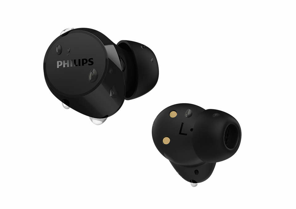 Philips TAT1209BK/00 hovedtelefoner/headset True Wireless Stereo (TWS) I ørerne Opkald/musik Bluetooth Sort