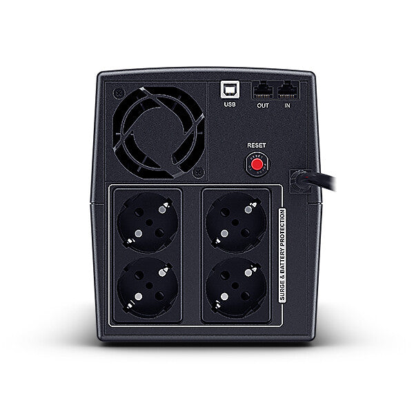 CyberPower UT1500EG UPS-enhed Interaktivt indgangsstik 1,5 kVA 900 W 4 AC stikkontakt(er)