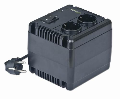 EnerGenie EG-AVR-1001 voltage regulator 2 AC outlet(s) 140 - 270 V Black