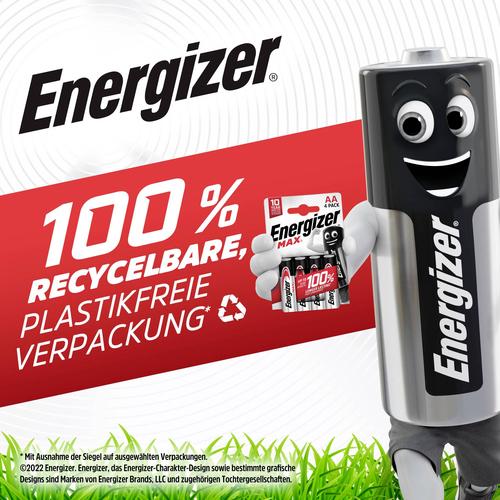 Energizer battery Max Alkaline AAA CHP16 12+4