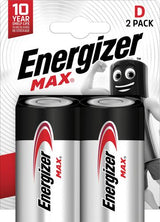 Energizer battery Max Alkaline D CHP2